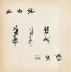 LEBADANG, "Genesis_08", circa 1960, encre de Chine sur papier, 16.8 x 16.3 cm. © Myshu Lebadang, Paris, France.