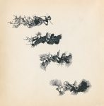 LEBADANG, "Genesis_15 », circa 1960. Encre de Chine sur papier, 16.8 x 16,3 cm, collection privée, Paris, France.