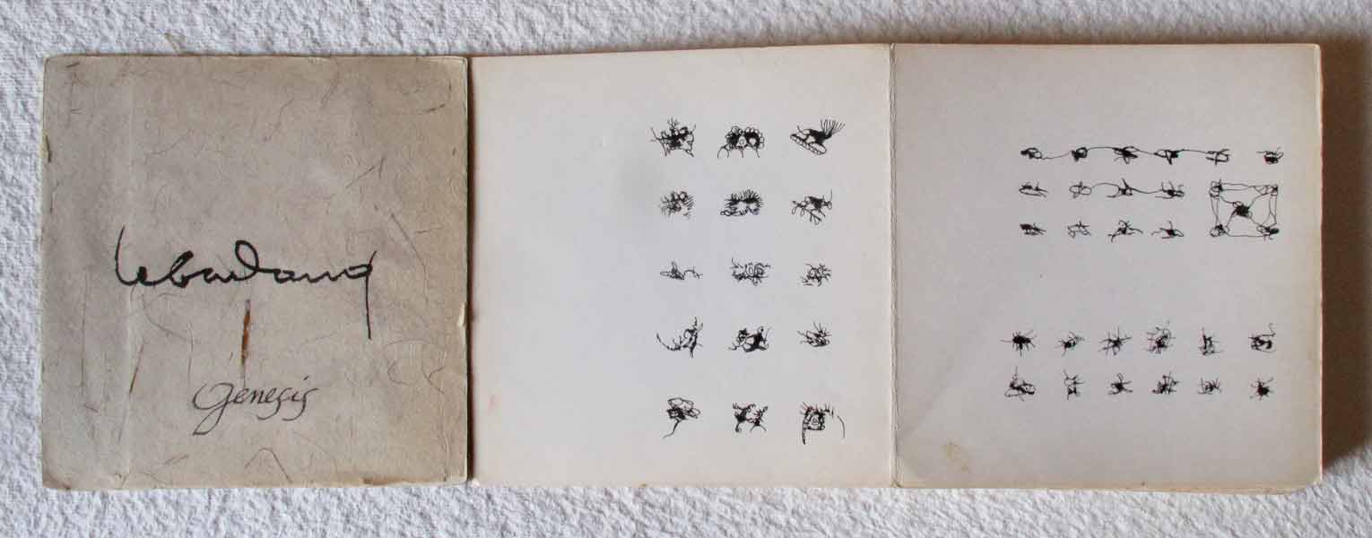 LEBADANG, "Genesis", circa 1960, Indian ink on paper. © Myshu Lebadang, Paris, France. Photo : Luc HO.